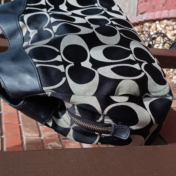 COACH SIGNATURE C PRINT BAG/PURSE/TOTE/ SHOULDER BAG - Picture 8 of 15